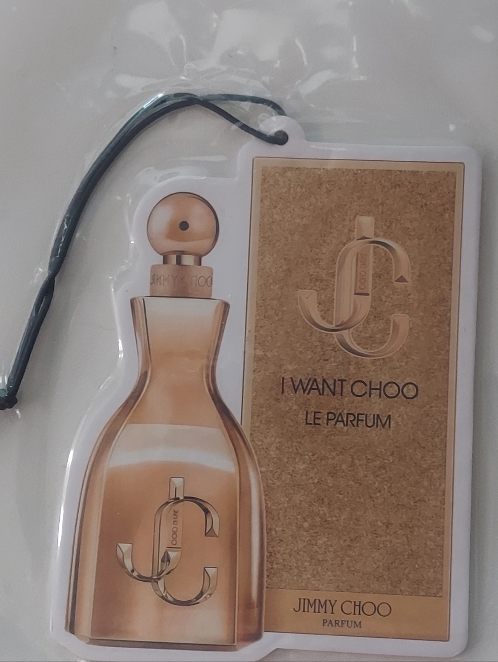 Jimmy Choo Gold and Metallic Tan I Want Choo Air Freshener